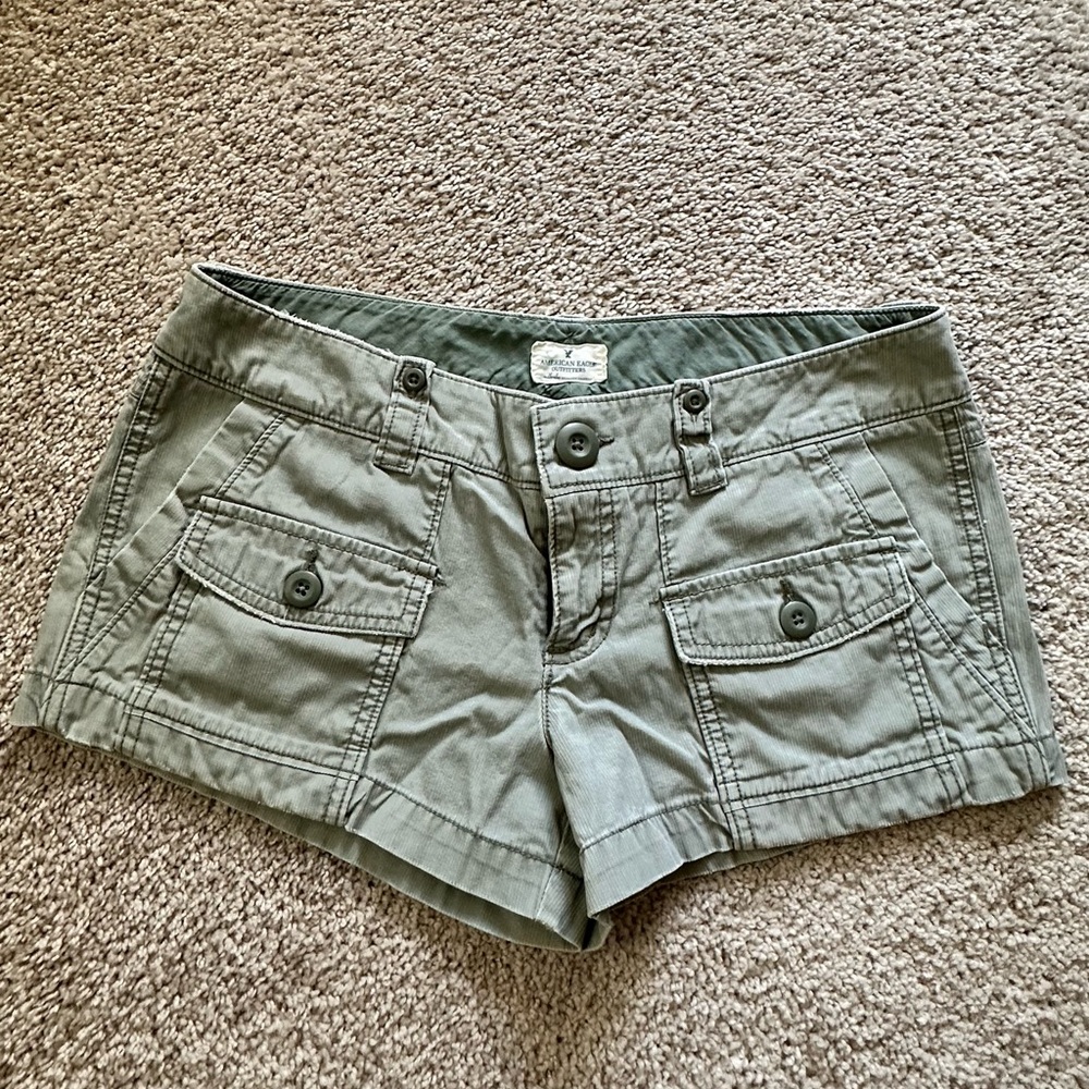 American Eagle Outfitters Olive Cargo Shorts